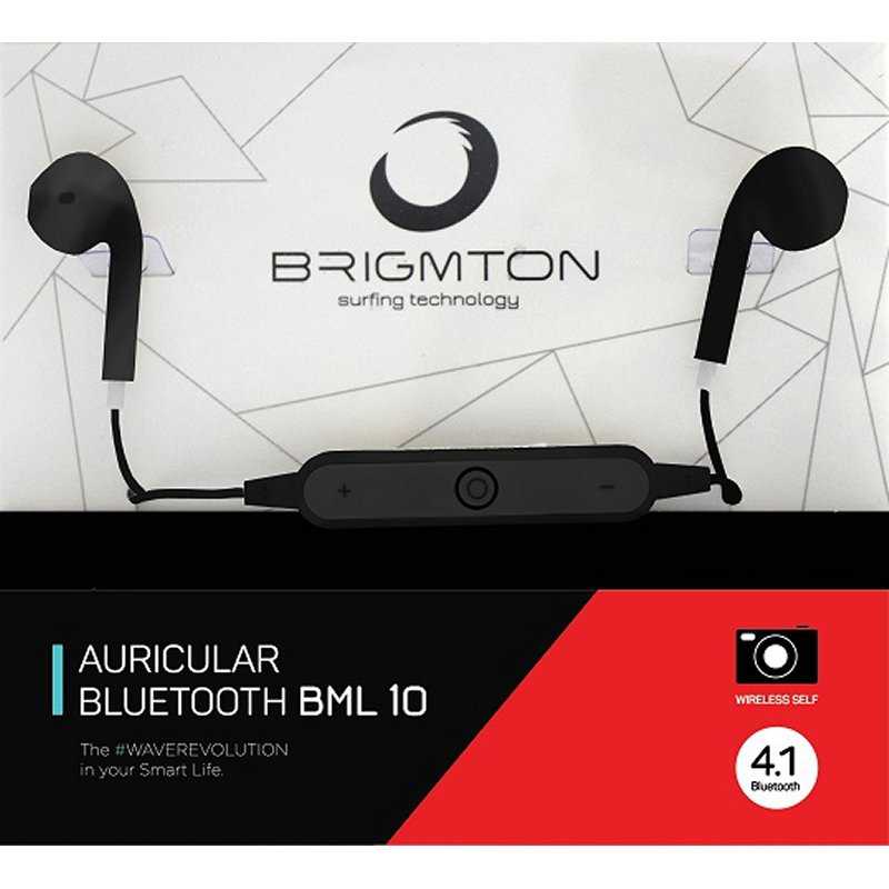 Brigmton Auricular Mic Bml 10 N Bluetooth Negro